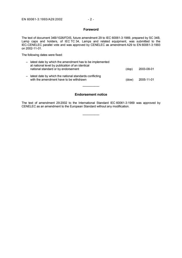 EN 60061-3:1993/A29:2002 EN 60061-3:2000/A29:2004 - Page 4 preview