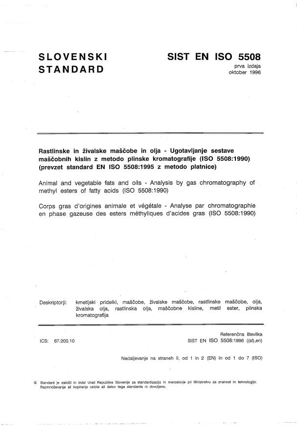 EN ISO 5508:1996