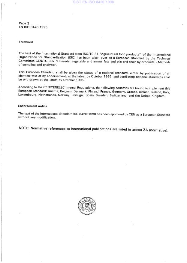 EN ISO 8420:1995 EN ISO 8420:1998 - Page 4 preview