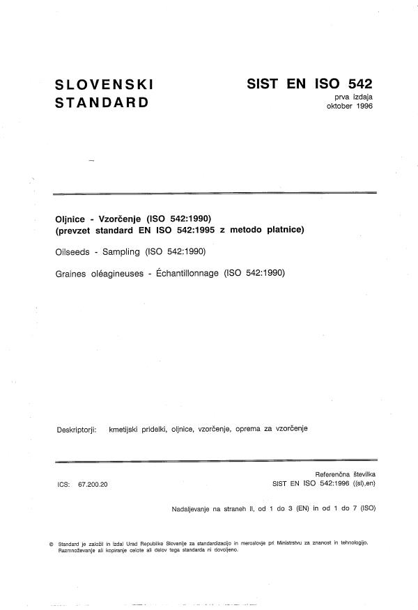EN ISO 542:1996