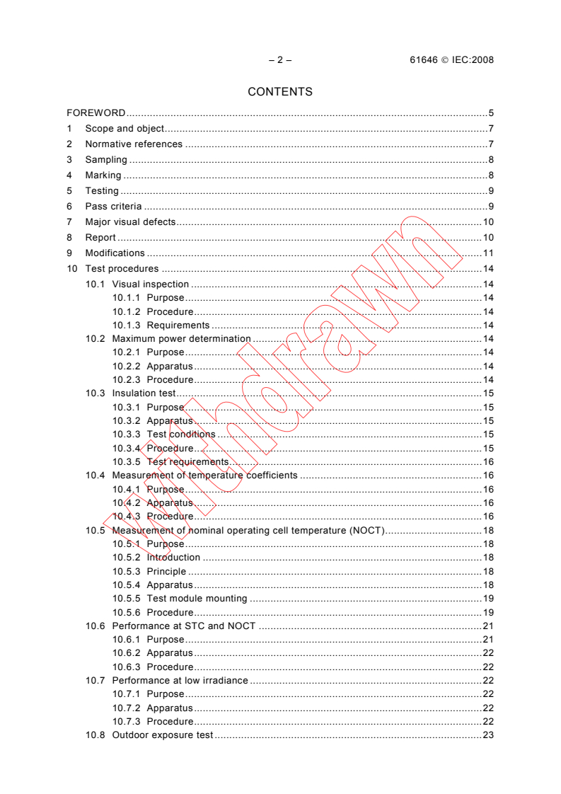 IEC 61646:2008 IEC 61646:2008 - Thin-film terrestrial photovoltaic (PV) modules - Design qualification and type approval
Released:5/14/2008
Isbn:2831897467 - Page 4 preview