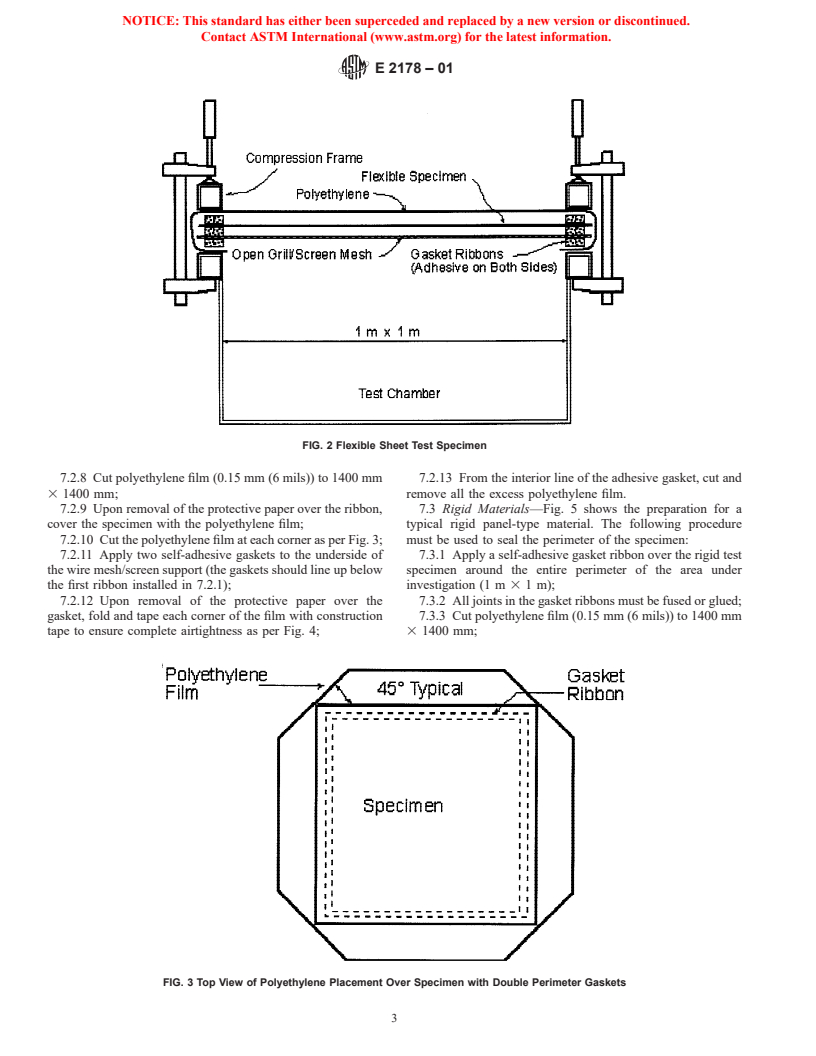 ASTM E2178-01 - Standard Test Method for Air Permeance of Building Materials