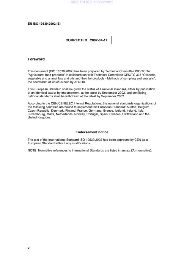 EN ISO 10539:2002 EN ISO 10539:2002 - Page 4 preview