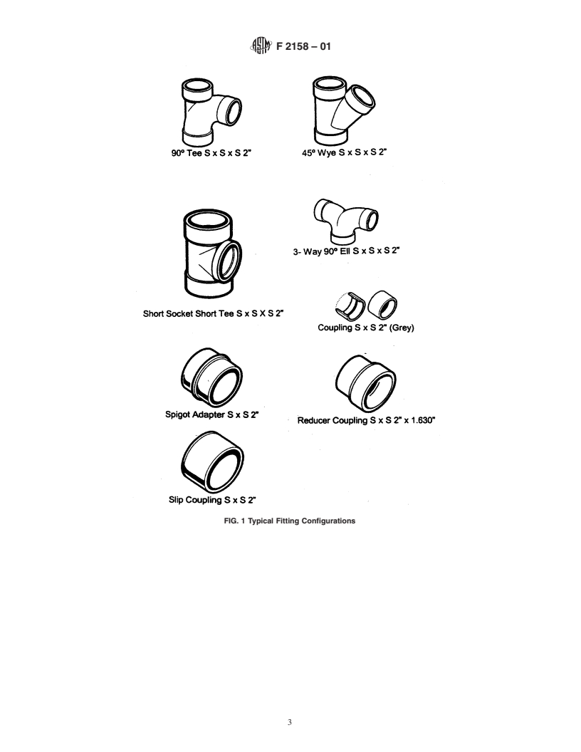 ASTM F2158-01 - Standard Specification for Residential Central-Vacuum Tube and Fittings