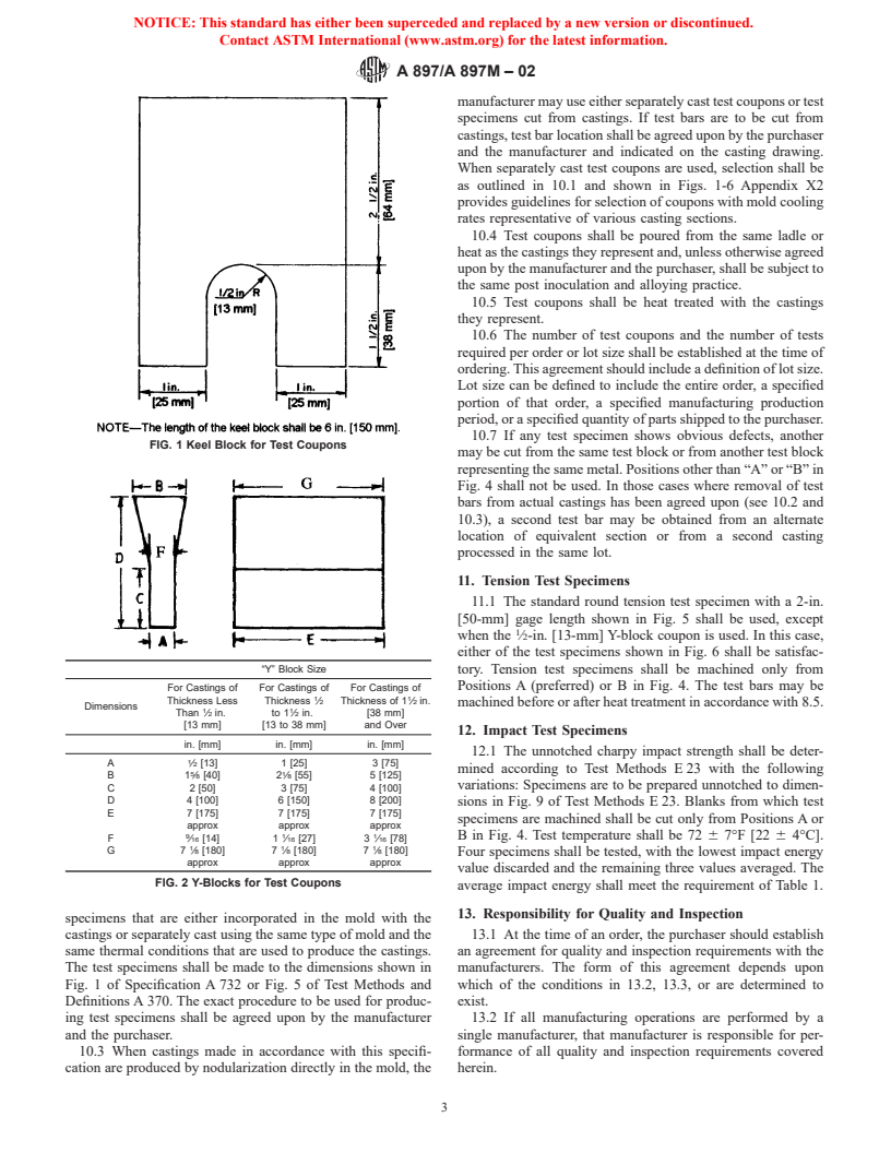 ASTM A897/A897M-02 - Standard Specification for Austempered Ductile Iron Castings