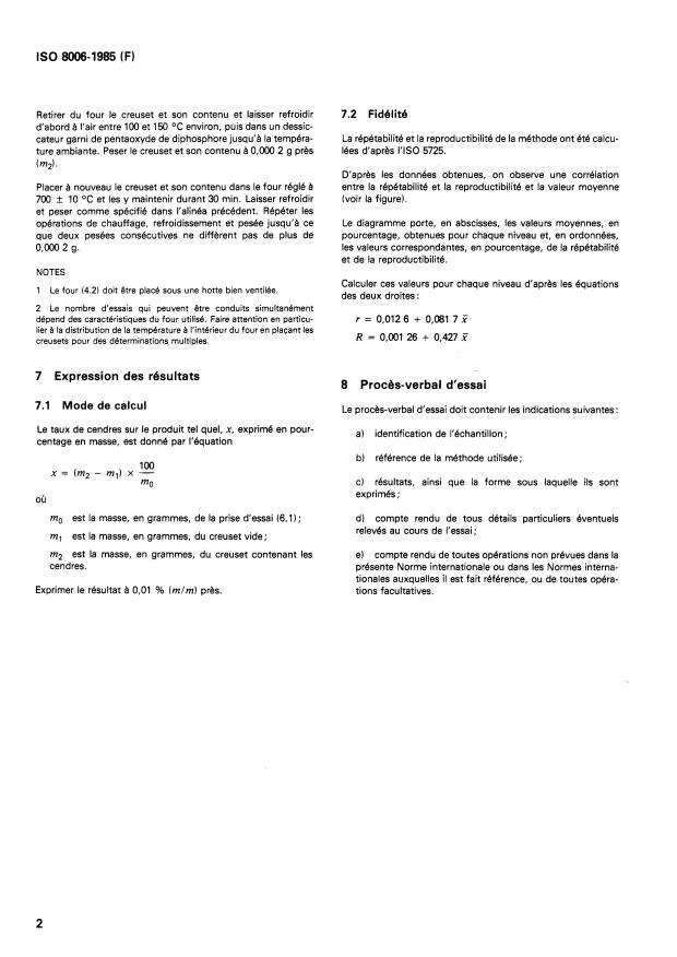 ISO 8006:1985 ISO 8006:1985 - Produits carbonés utilisés pour la production de l'aluminium -- Brai pour électrodes -- Détermination du taux de cendres - Page 4 preview
