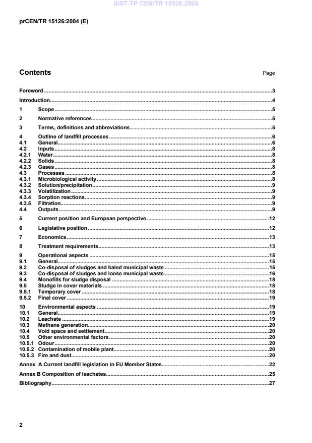 CEN/TR 15126:2005 TP CEN/TR 15126:2005 - Page 4 preview