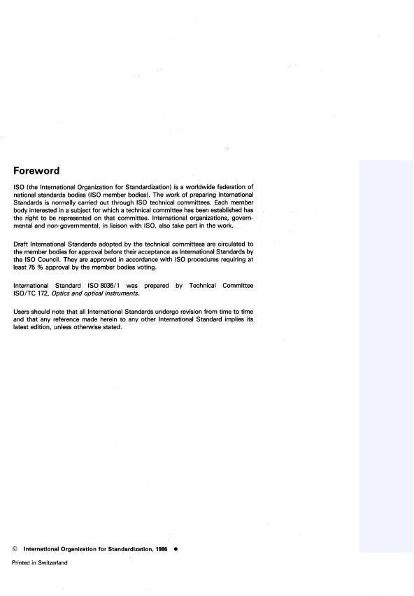 ISO 8036-1:1986 ISO 8036-1:1986 - Optics and optical instruments -- Microscopes - Page 2 preview
