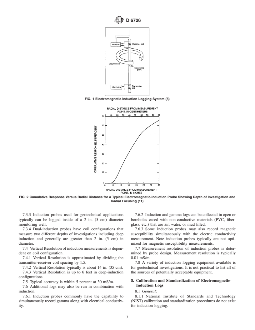 ASTM D6726-01 - Standard Guide for Conducting Borehole Geophysical Logging-Electromagnetic Induction