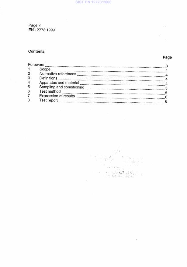 EN 12773:1999 EN 12773:2000 - Page 4 preview