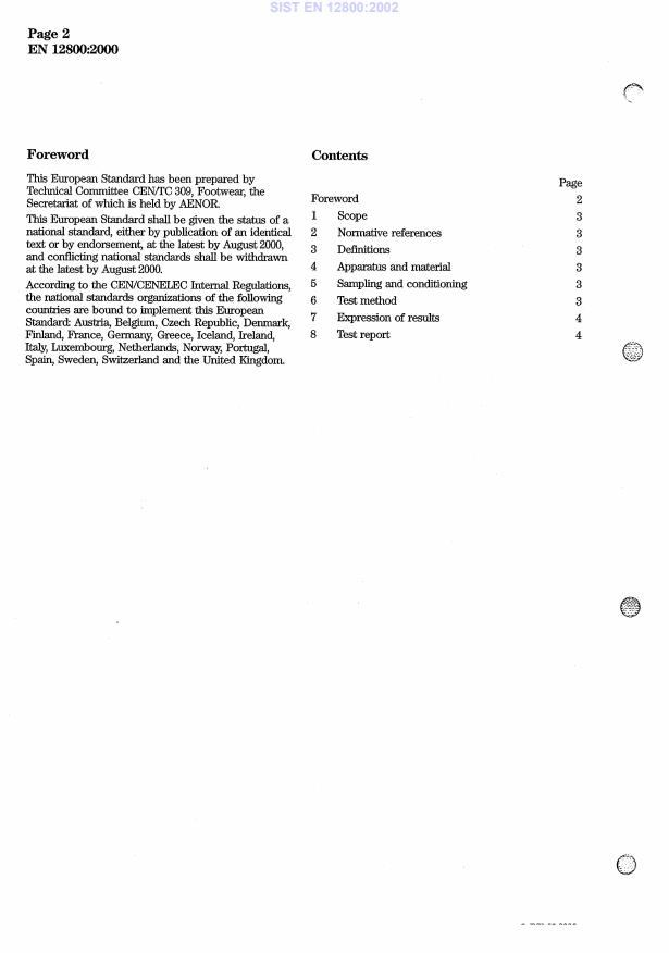 EN 12800:2000 EN 12800:2002 - Page 4 preview