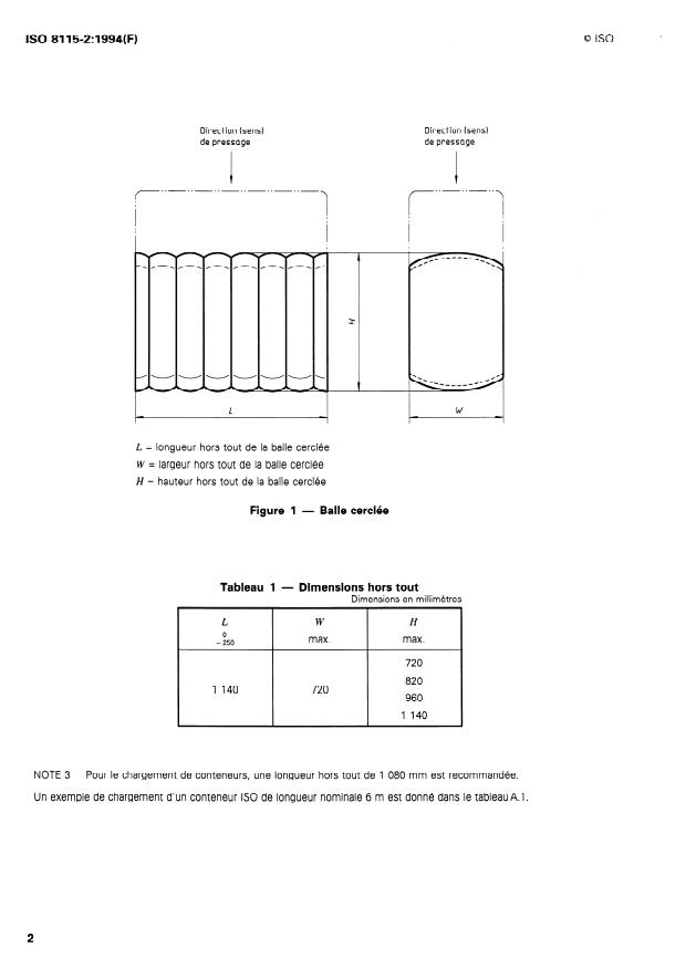 ISO 8115-2:1994 ISO 8115-2:1994 - Balles - Page 4 preview