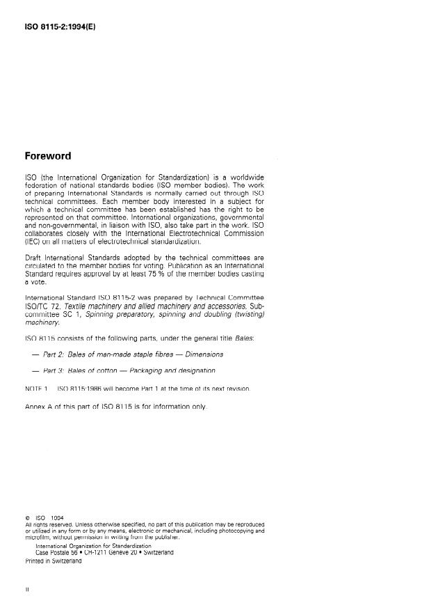ISO 8115-2:1994 ISO 8115-2:1994 - Bales - Page 2 preview