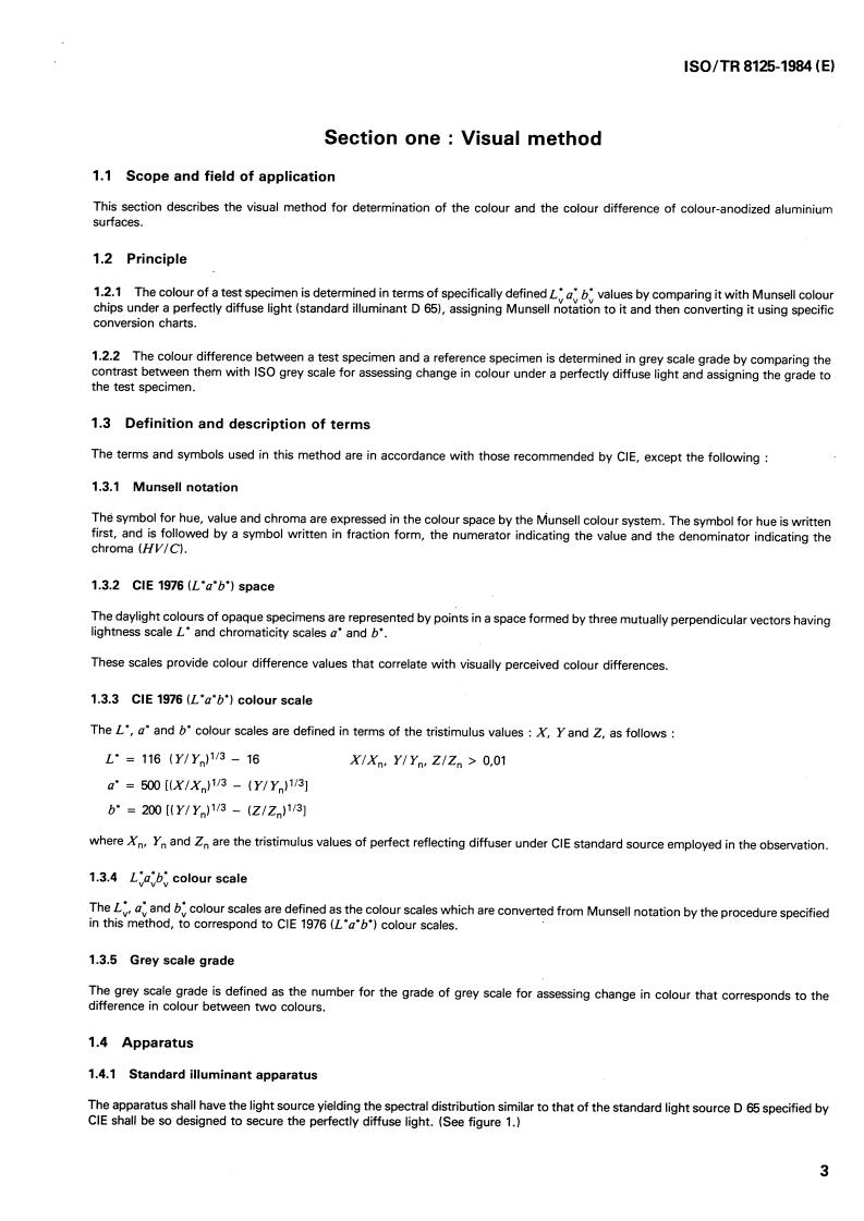 ISO/TR 8125:1984 - Anodizing of aluminium and its alloys — Determination of colour and colour difference of coloured anodic coatings
Released:2/1/1984