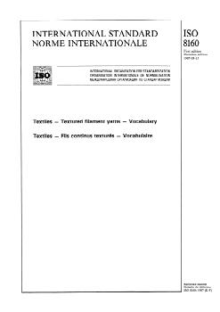 ISO 8160:1987 - Page 1 preview