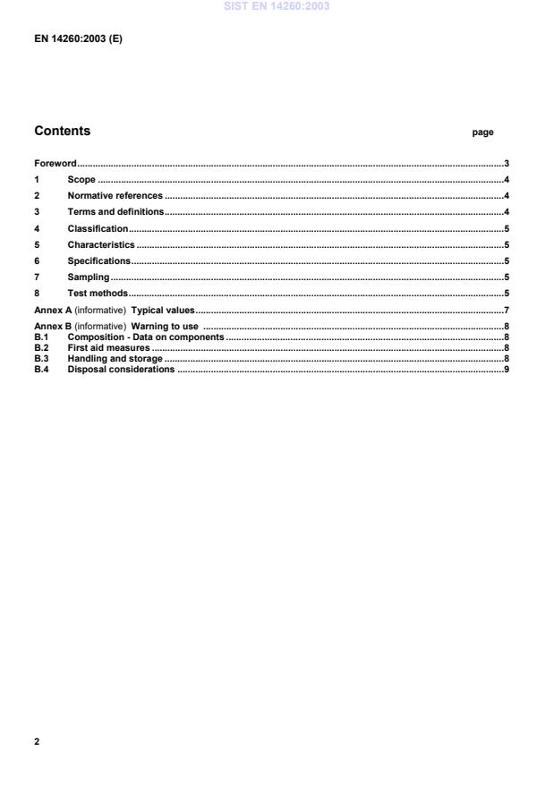EN 14260:2003 EN 14260:2003 - Page 4 preview
