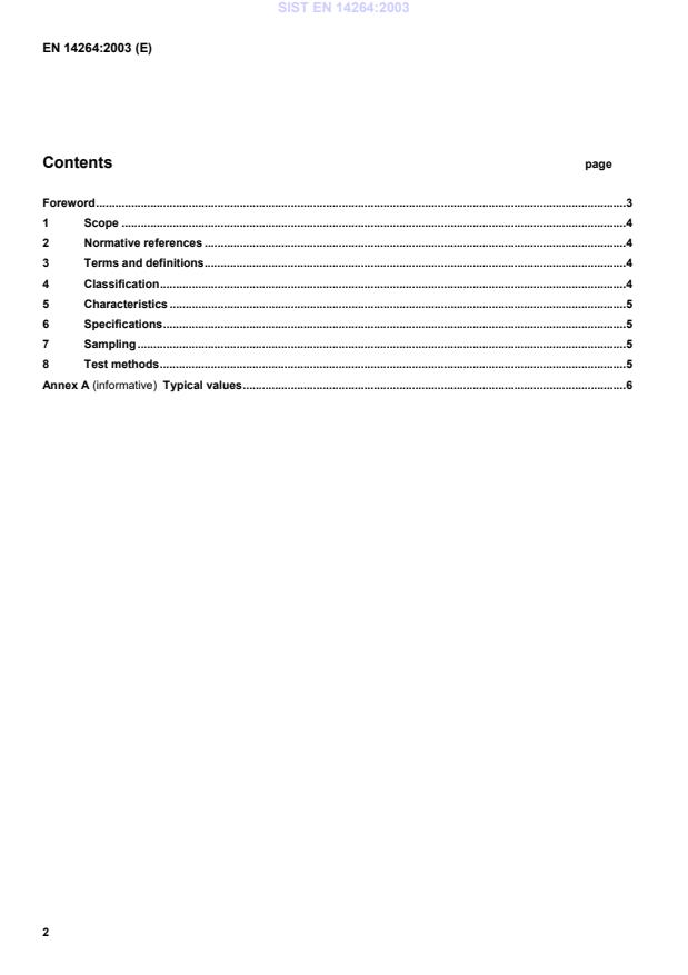 SIST EN 14264:2003 SIST EN 14264:2003 - Page 4 preview