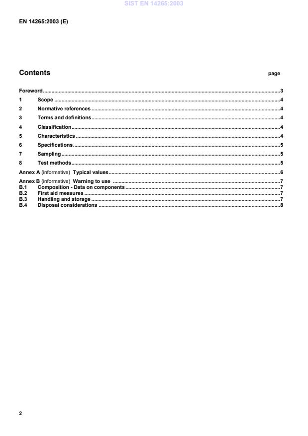 SIST EN 14265:2003 SIST EN 14265:2003 - Page 4 preview