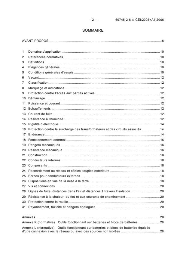 IEC 60745-2-6:2003+AMD1:2006 CSV IEC 60745-2-6:2003+AMD1:2006 CSV - Hand-held motor-operated electric tools - Safety - Part 2-6: Particular requirements for hammers - Page 4 preview