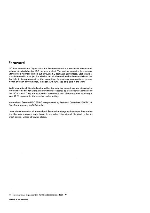 ISO 8216-3:1987 ISO 8216-3:1987 - Petroleum products -- Fuels (class F) -- Classification - Page 2 preview