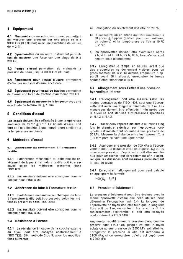 ISO 8224-2:1991 ISO 8224-2:1991 - Machines d'arrosage mobiles - Page 4 preview