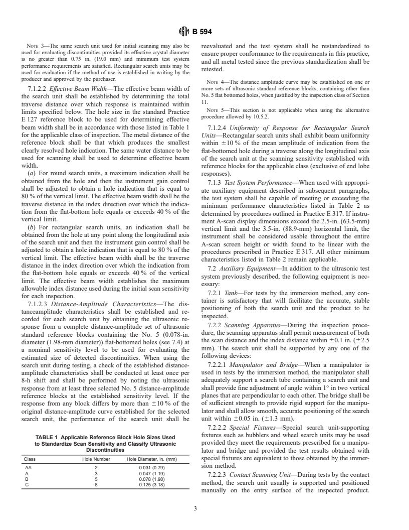 ASTM B594-97 - Standard Practice for Ultrasonic Inspection of Aluminum-Alloy Wrought Products for Aerospace Applications