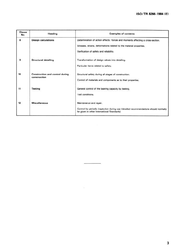 ISO/TR 8266:1984 - Guidelines for the presentation of International Standards dealing with the design of structures