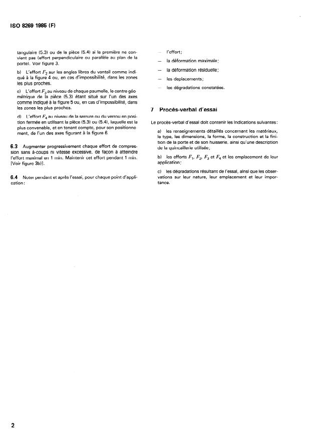 ISO 8269:1985 ISO 8269:1985 - Blocs-portes -- Essai de charge statique - Page 4 preview