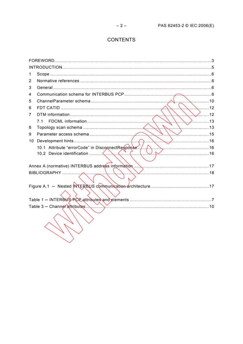 IEC PAS 62453-2:2006 IEC PAS 62453-2:2006 - Field Device Tool (FDT) interface specification - Part 2: INTERBUS communication
Released:5/18/2006
Isbn:2831886414 - Page 4 preview