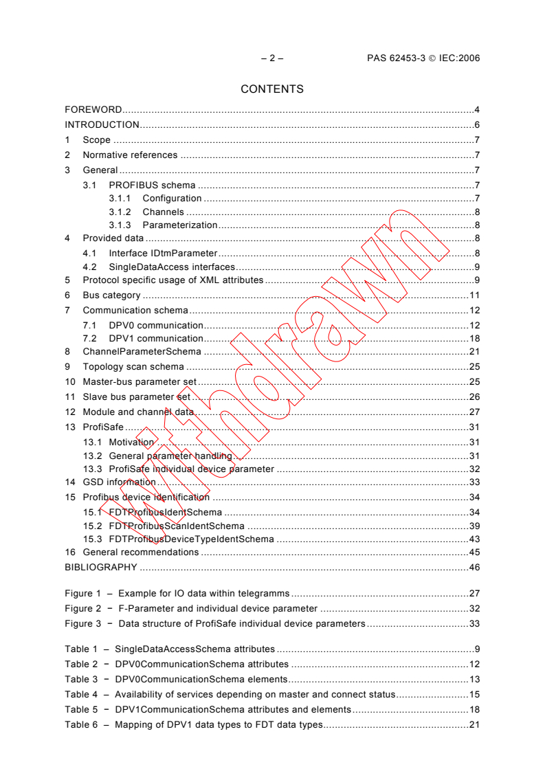 IEC PAS 62453-3:2006 IEC PAS 62453-3:2006 - Field Device Tool (FDT) Interface specification - Part 3: PROFIBUS communication
Released:5/18/2006
Isbn:2831886465 - Page 4 preview