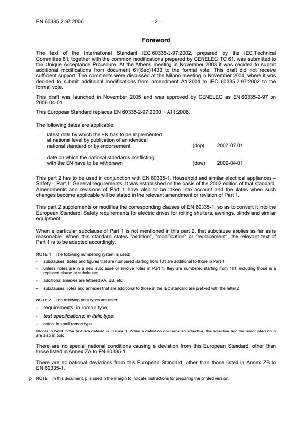 SIST EN 60335-2-97:2007 SIST EN 60335-2-97:2007 - Page 4 preview