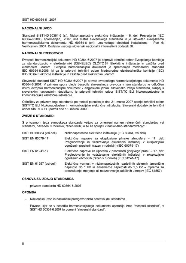 SIST HD 60364-6:2007 SIST HD 60364-6:2007 - Page 2 preview
