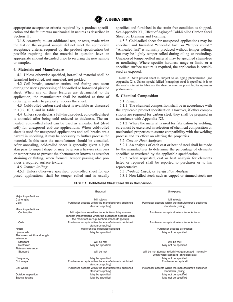 ASTM A568/A568M-01 - Standard Specification for Steel, Sheet, Carbon, and High-Strength, Low-Alloy, Hot-Rolled and Cold-Rolled, General Requirements for