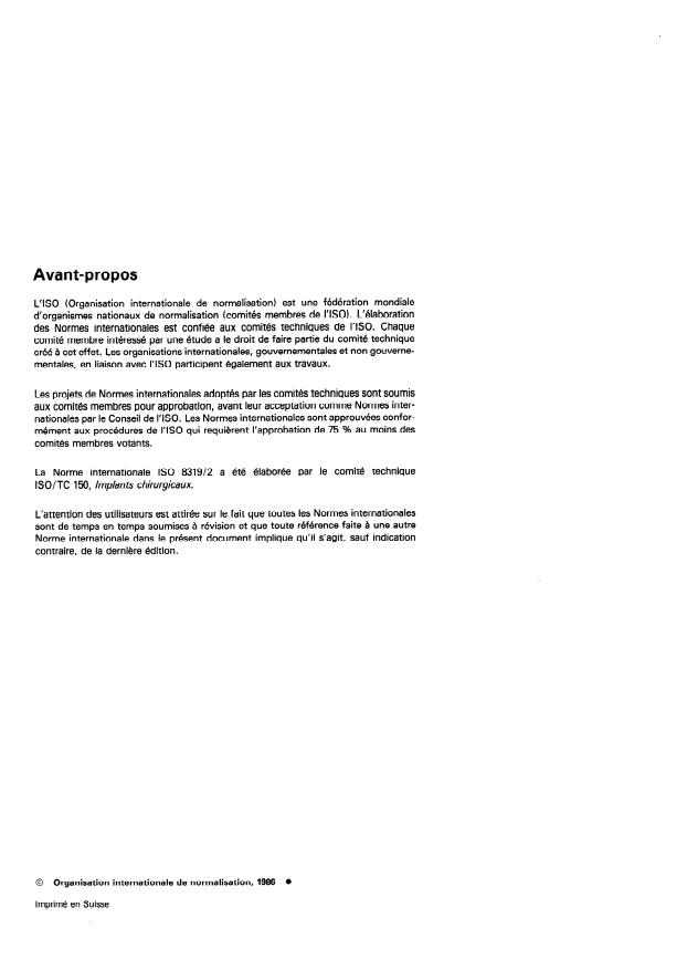 ISO 8319-2:1986 ISO 8319-2:1986 - Instruments orthopédiques -- Raccords d'entraînement - Page 2 preview