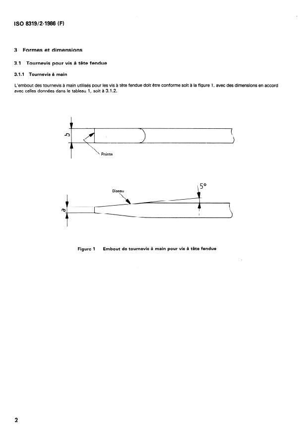 ISO 8319-2:1986 ISO 8319-2:1986 - Instruments orthopédiques -- Raccords d'entraînement - Page 4 preview