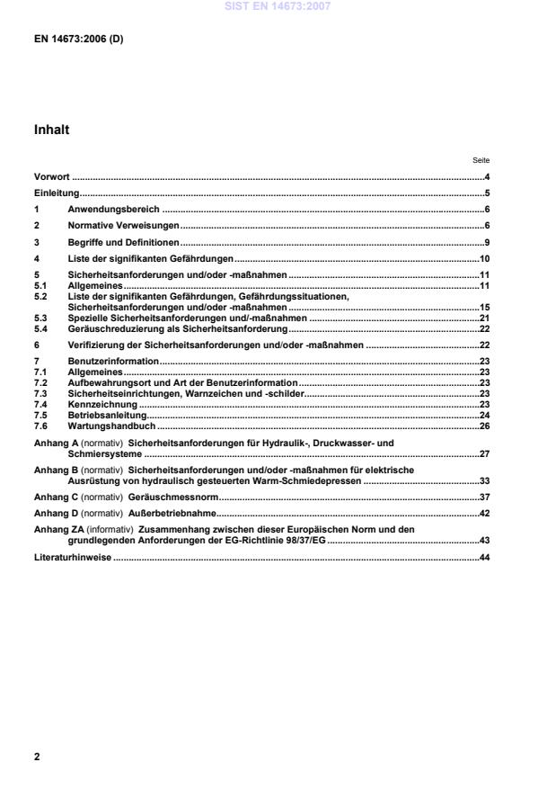 EN 14673:2006 EN 14673:2007 - Page 4 preview