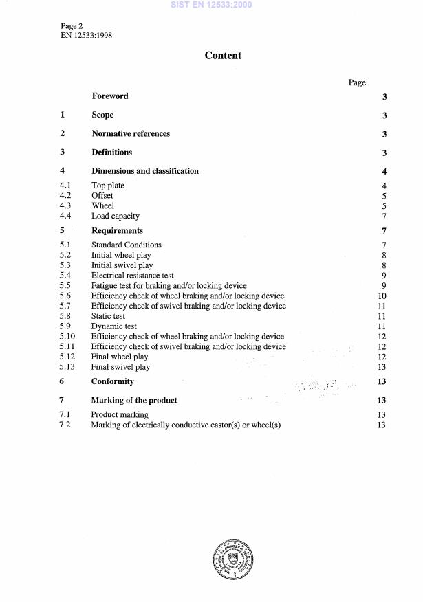 EN 12533:1998 EN 12533:2000 - Page 4 preview