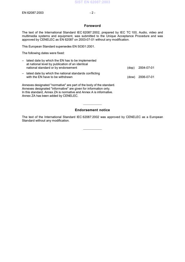 EN 62087:2003 EN 62087:2003 - Page 4 preview