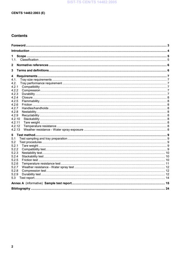 CEN/TS 14482:2003 TS CEN/TS 14482:2005 - Page 4 preview