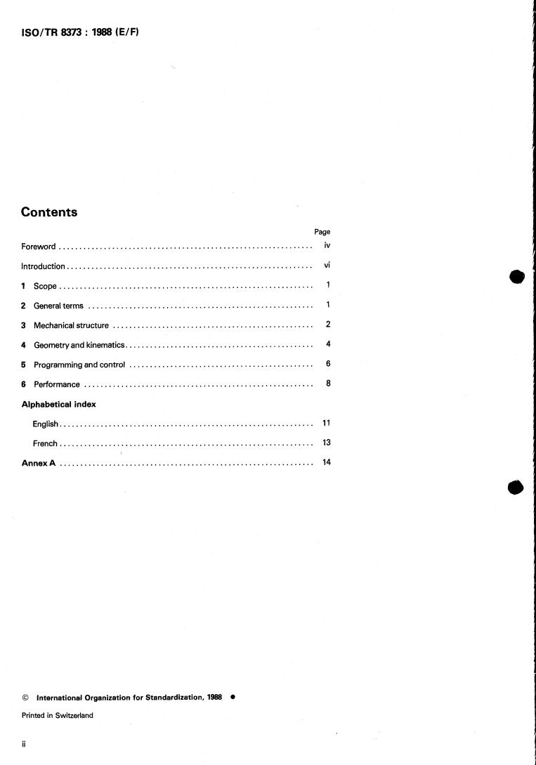 ISO/TR 8373:1988 ISO/TR 8373:1988 - Page 2 preview