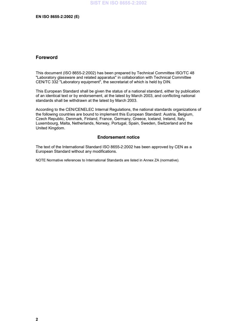 EN ISO 8655-2:2002 EN ISO 8655-2:2002 - Page 4 preview