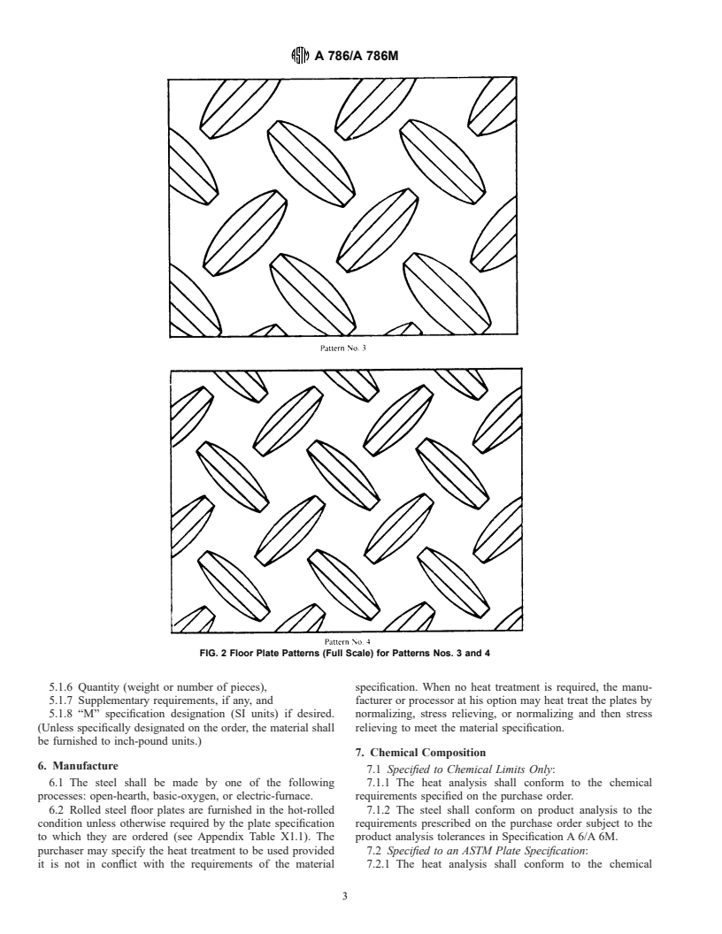 ASTM A786/A786M-00 - Standard Specification for Hot-Rolled Carbon, Low-Alloy, High-Strength Low-Alloy, and Alloy Steel Floor Plates