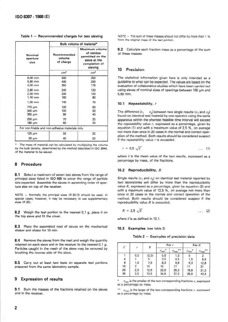 ISO 8397:1988 ISO 8397:1988 - Solid fertilizers and soil conditioners — Test sieving
Released:1/28/1988 - Page 4 preview