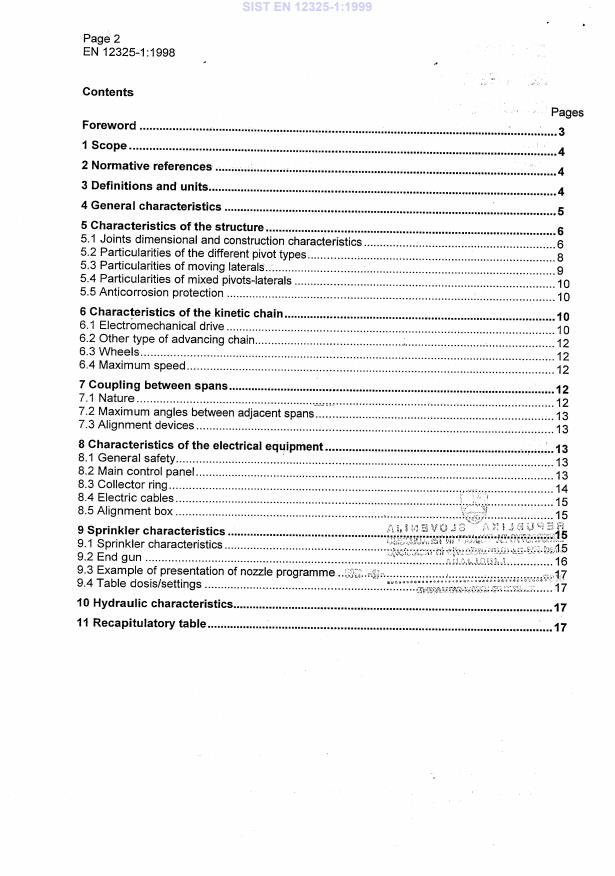 EN 12325-1:1998 EN 12325-1:1999 - Page 4 preview