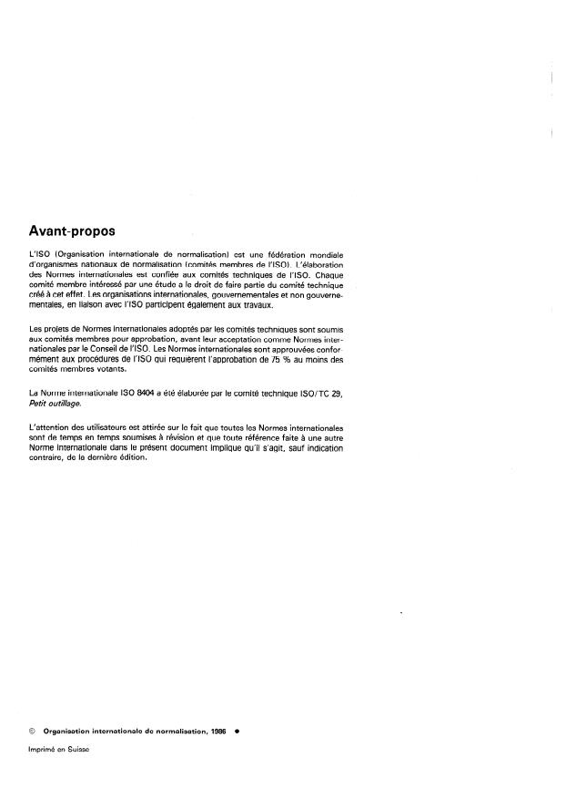 ISO 8404:1986 ISO 8404:1986 - Doigts de démoulage -- Dimensions de base - Page 2 preview