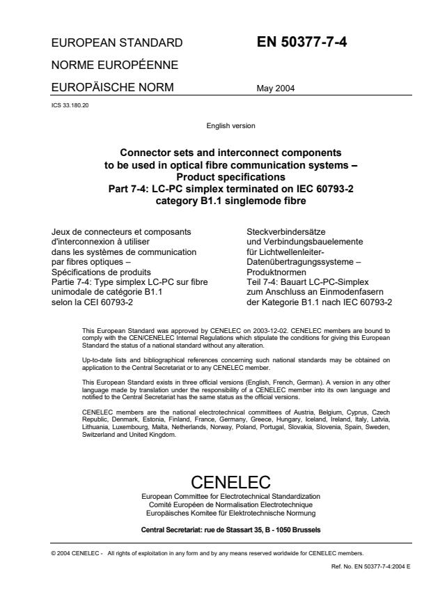 EN 50377-7-4:2004