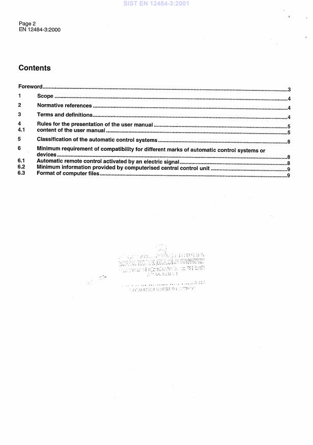 EN 12484-3:2000 EN 12484-3:2001 - Page 4 preview