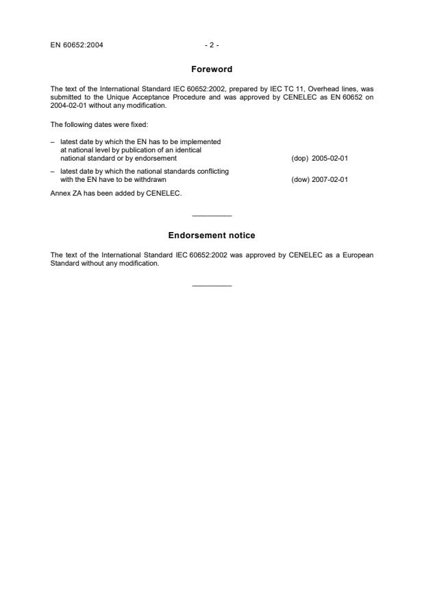 EN 60652:2004 EN 60652:2005 - Page 4 preview