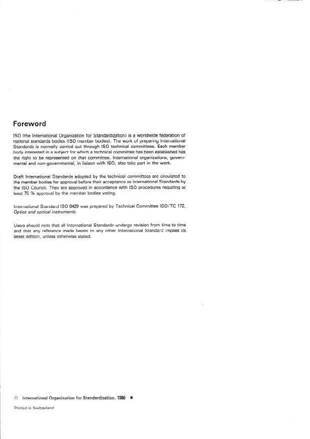 ISO 8429:1986 ISO 8429:1986 - Optics and optical instruments -- Ophthalmology -- Graduated dial scale - Page 2 preview