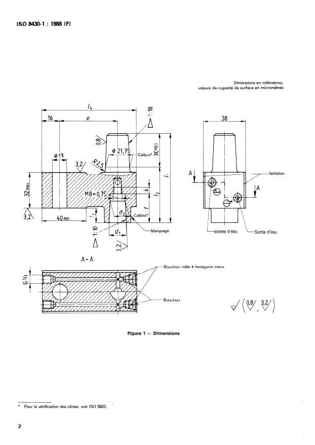 ISO 8430-1:1988 ISO 8430-1:1988 - Soudage par points par résistance -- Porte- électrodes - Page 4 preview